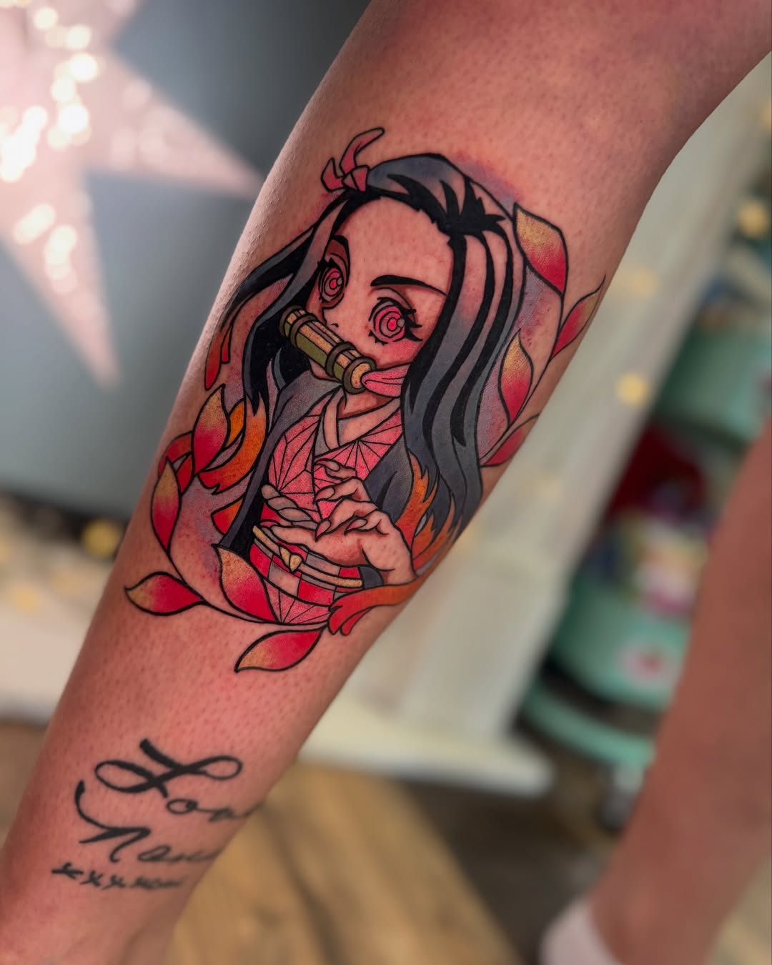 Tattoo by @silverie_inks — anime, new_school