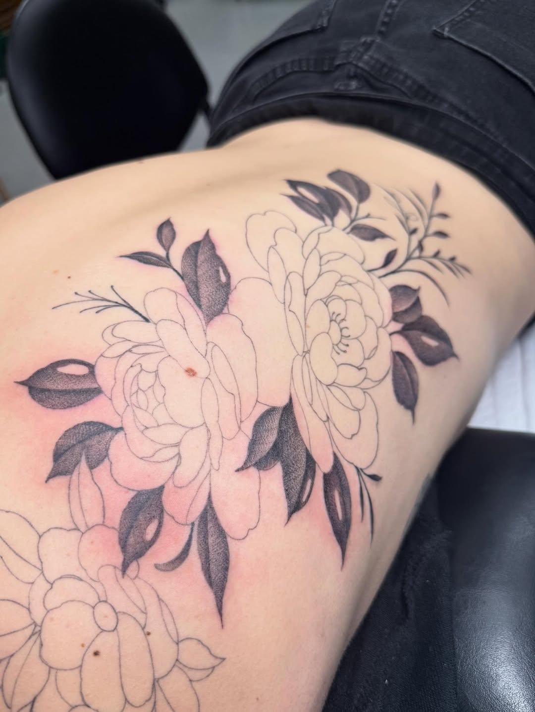 Tattoo by @jojoinkk โ black_and_grey