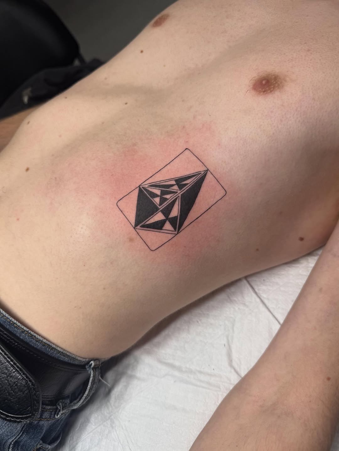 Tattoo by @jojoinkk โ geometric, blackwork