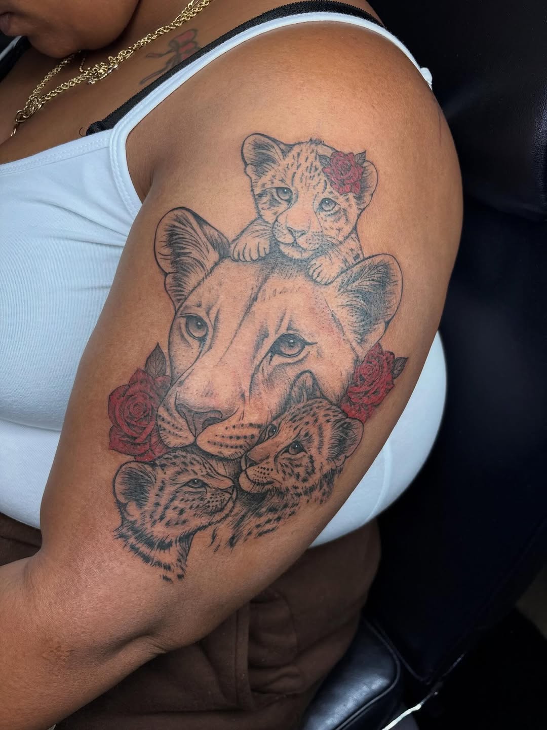 Tattoo by @blastedbyjaz — realism, black_and_grey