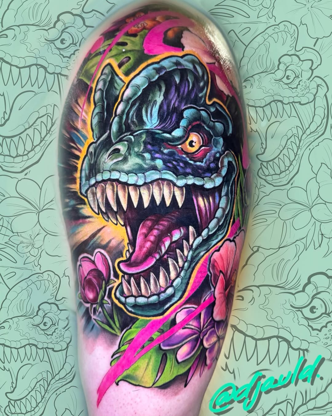 Tattoo by @djauld — new_school, realism