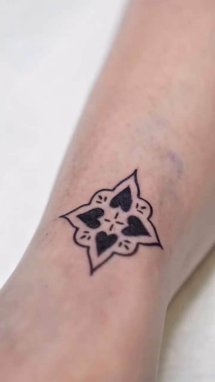 Tattoo by @mikailastattoos — geometric, blackwork