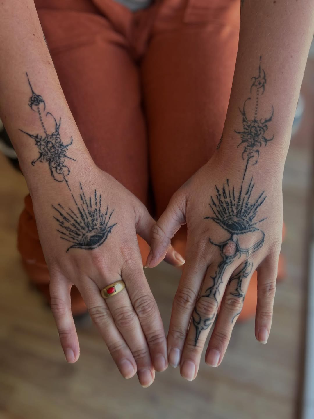 Tattoo by @barrotattooer — blackwork