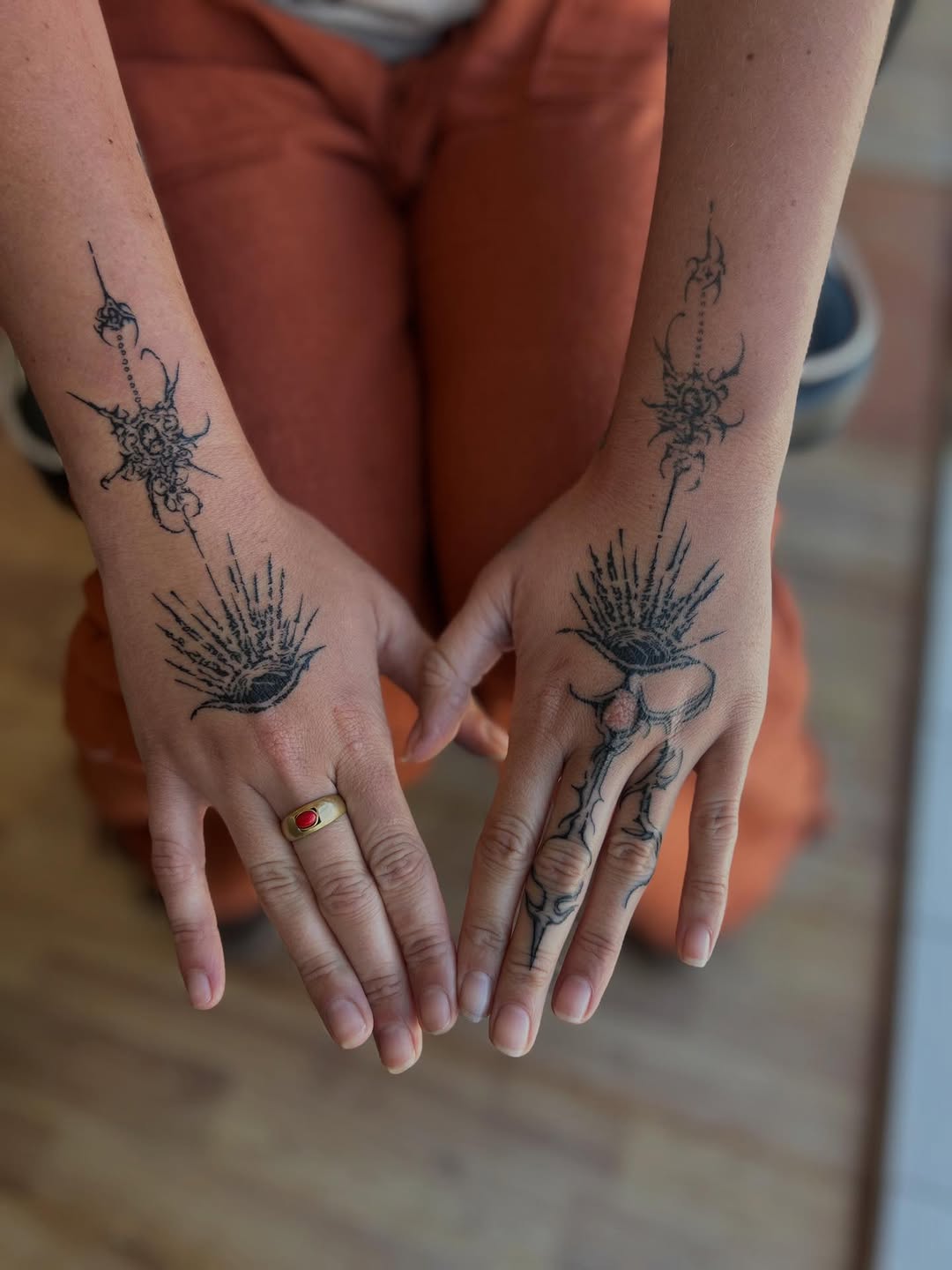 Tattoo by @barrotattooer — blackwork
