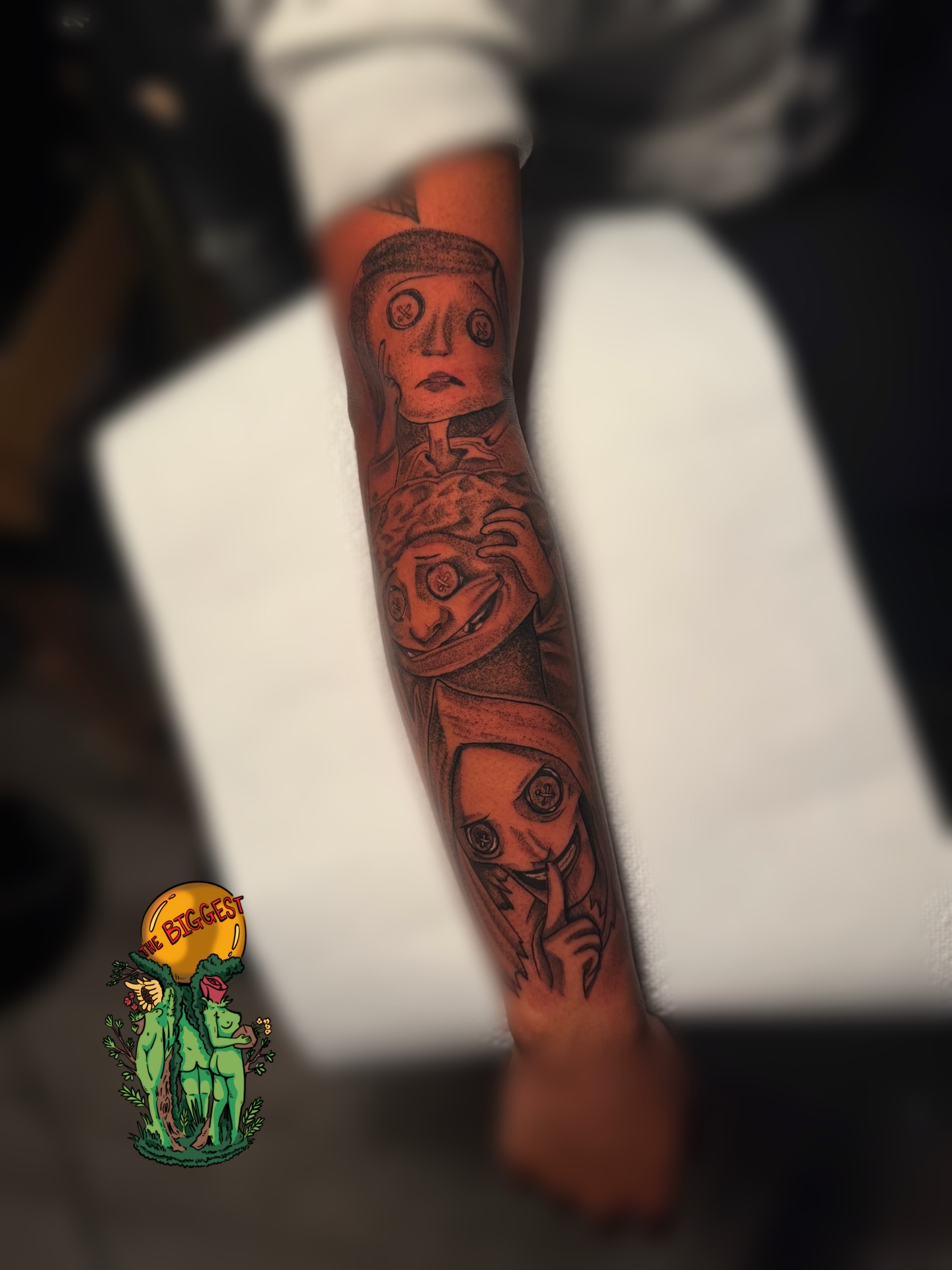 Tattoo by @marquesjneal — black_and_grey, dark_realism