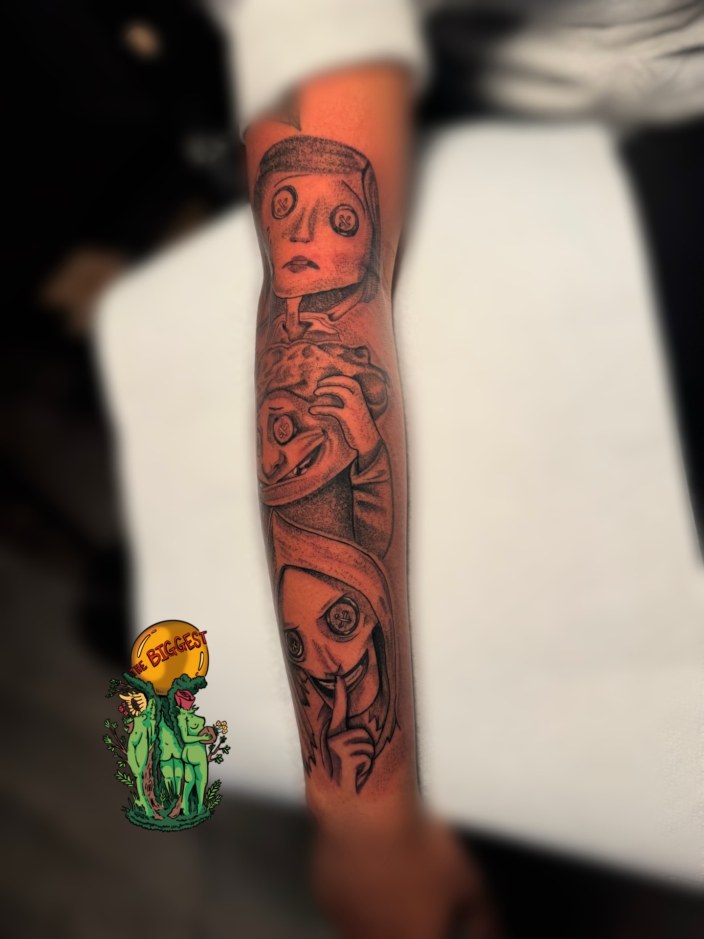 Tattoo by @marquesjneal — black_and_grey, dark_realism