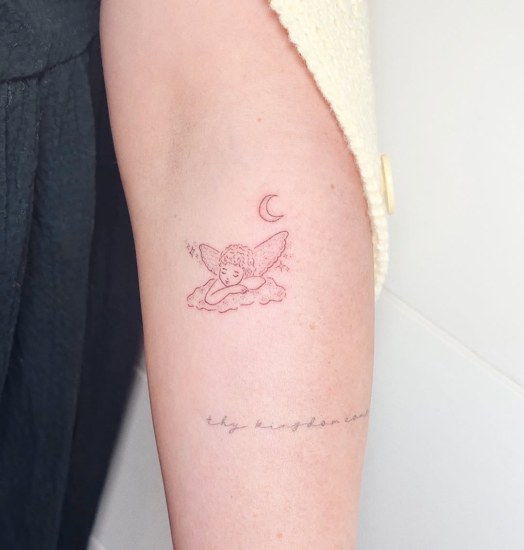 Tattoo by @chloerenee.ink — fine_line, minimalist