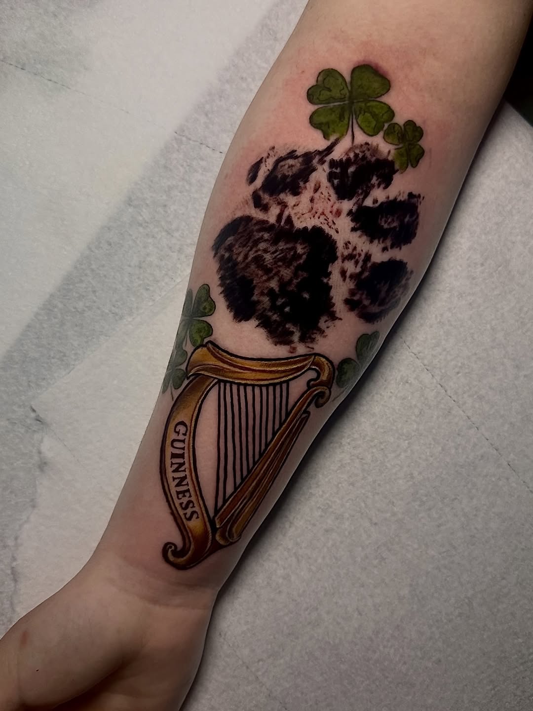 Tattoo by @darlindawntattoos — realism, lettering_script