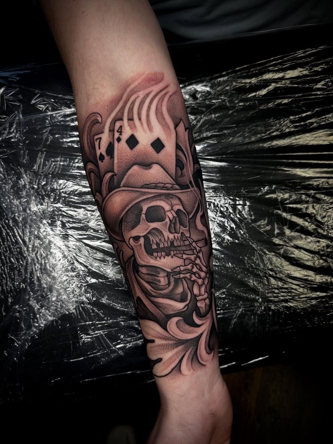 Tattoo by @madio_ink โ black_and_grey