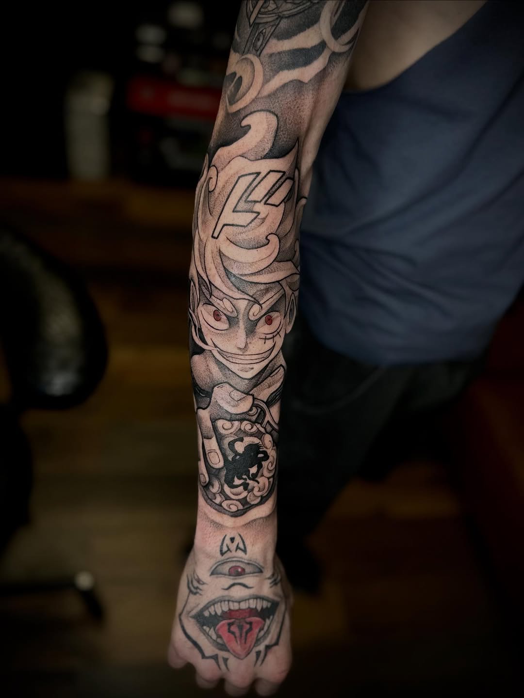 Tattoo by @madio_ink โ anime