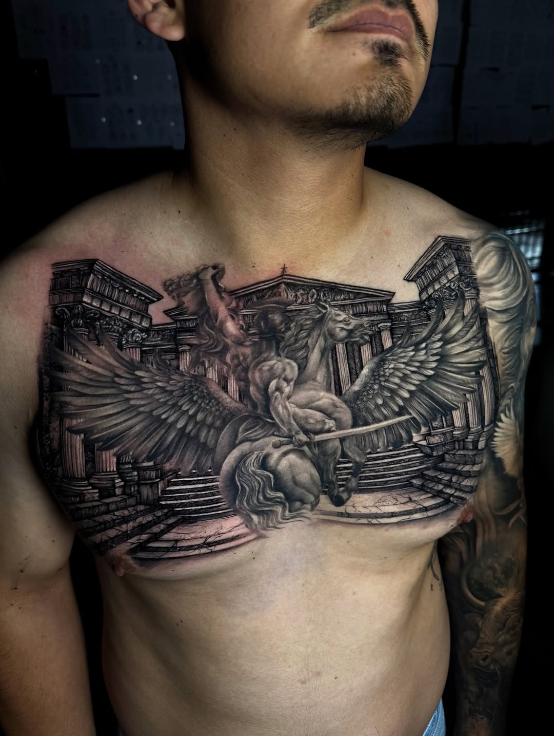 Tattoo by @georgiannaink โ realism, black_and_grey