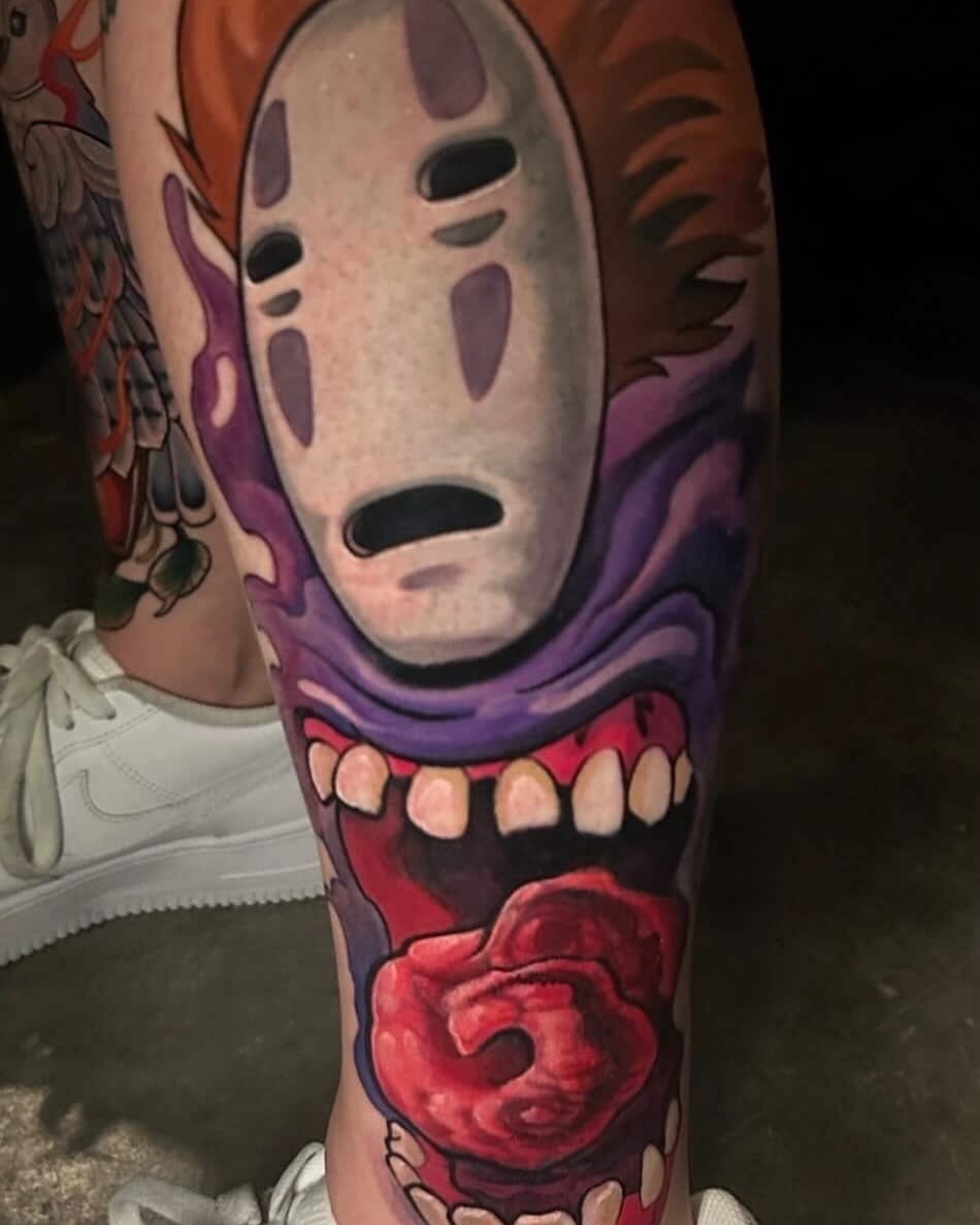 Tattoo by @mandocastroart — illustrative, anime