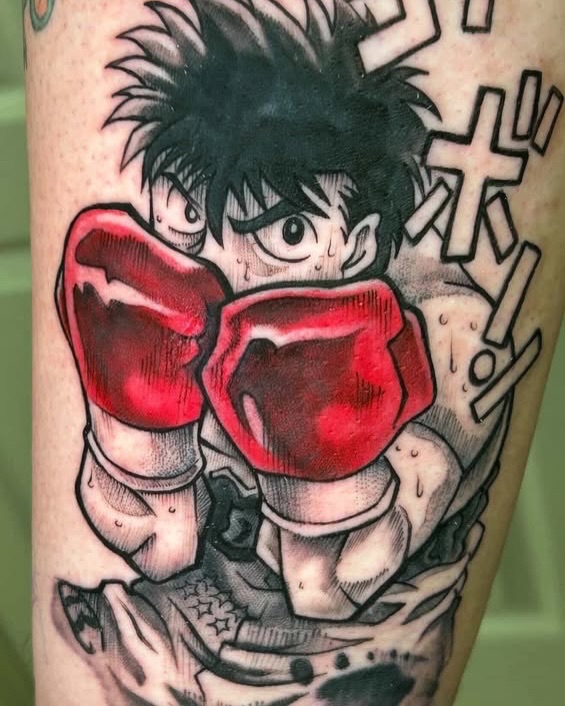 Tattoo by @mandocastroart — anime, illustrative