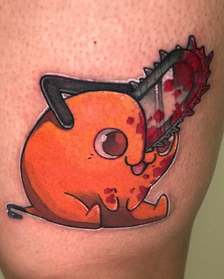 Tattoo by @mandocastroart — illustrative, anime