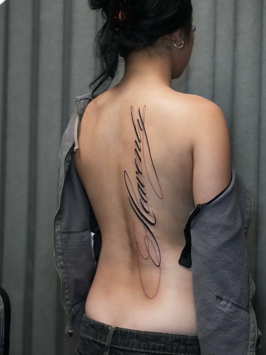 Tattoo by @tatsbyalyssa — lettering_script, fine_line