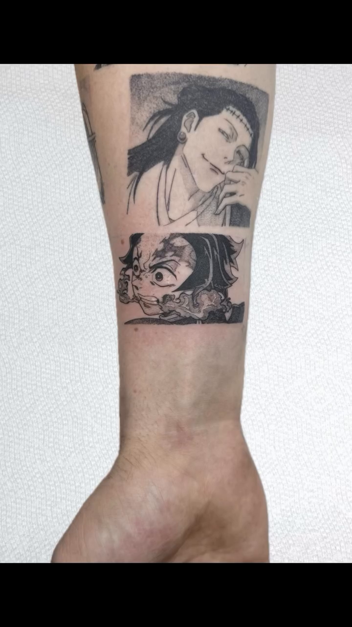 Tattoo by @emiliod_tattoo — anime, illustrative