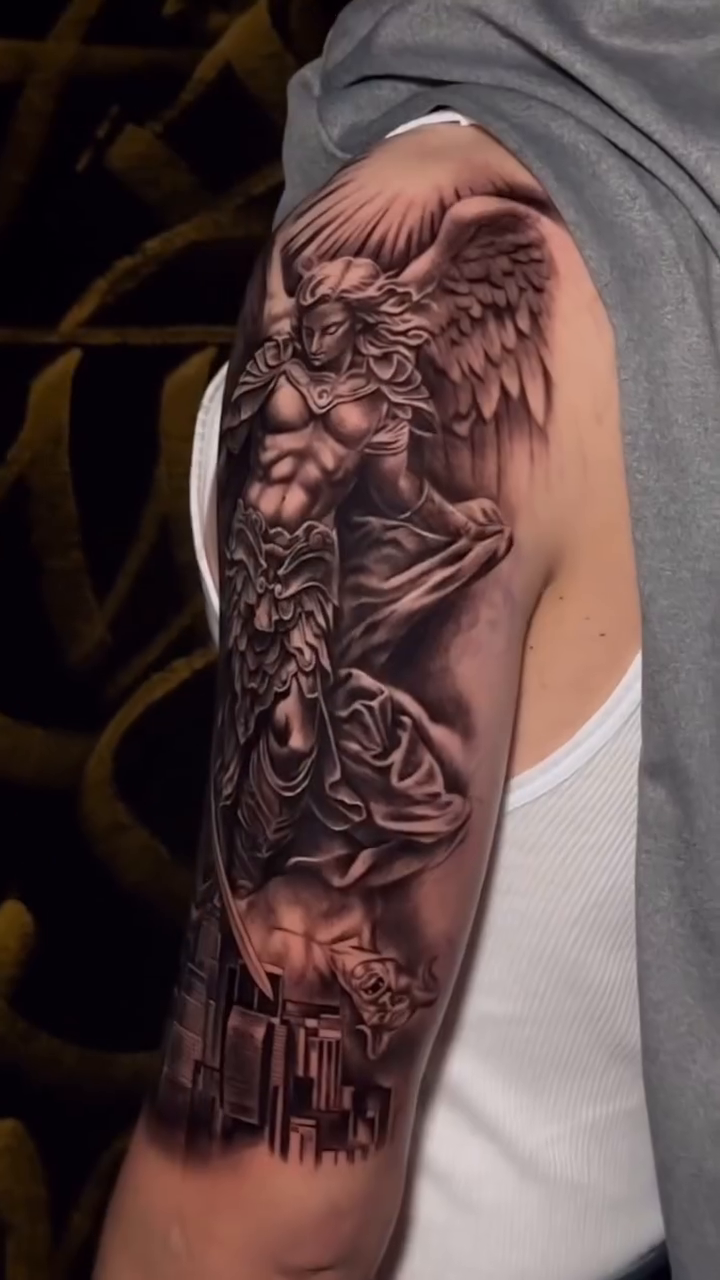 Tattoo by @yely_tattoo — realism, black_and_grey
