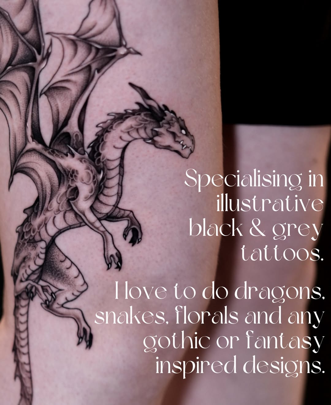 Tattoo by @ivy.k.tattoos โ black_and_grey