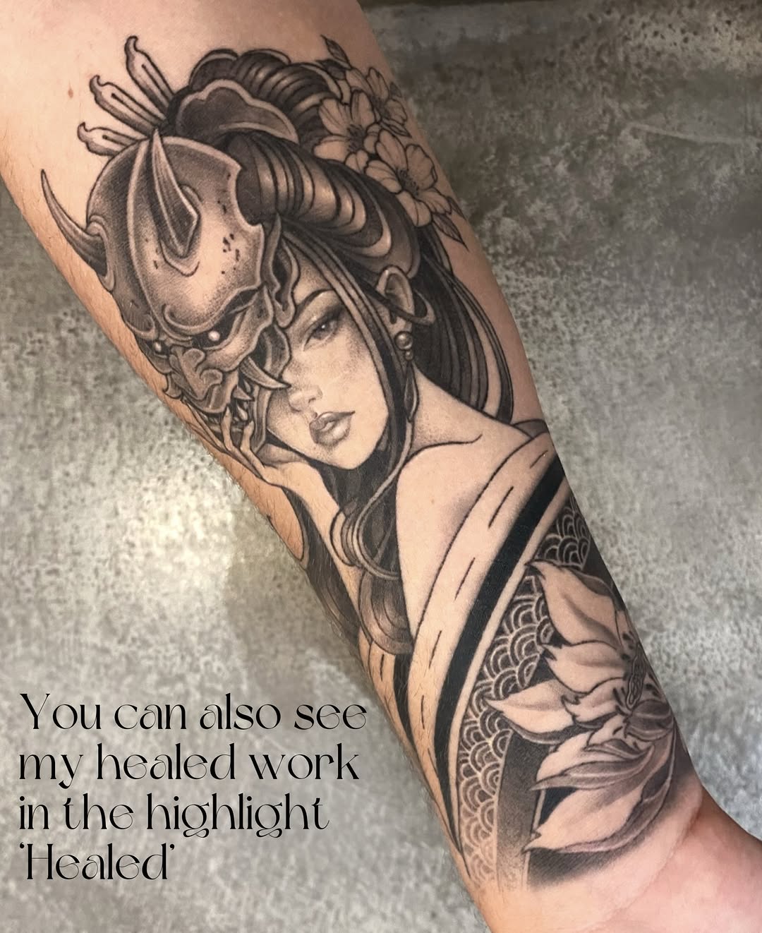 Tattoo by @ivy.k.tattoos โ black_and_grey