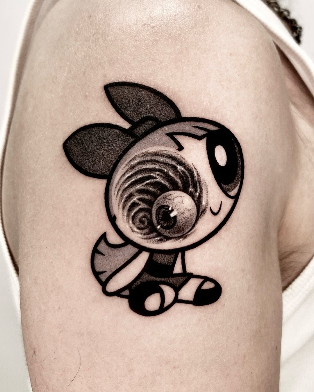 Tattoo by @sailor_solar_ — black_and_grey, realism
