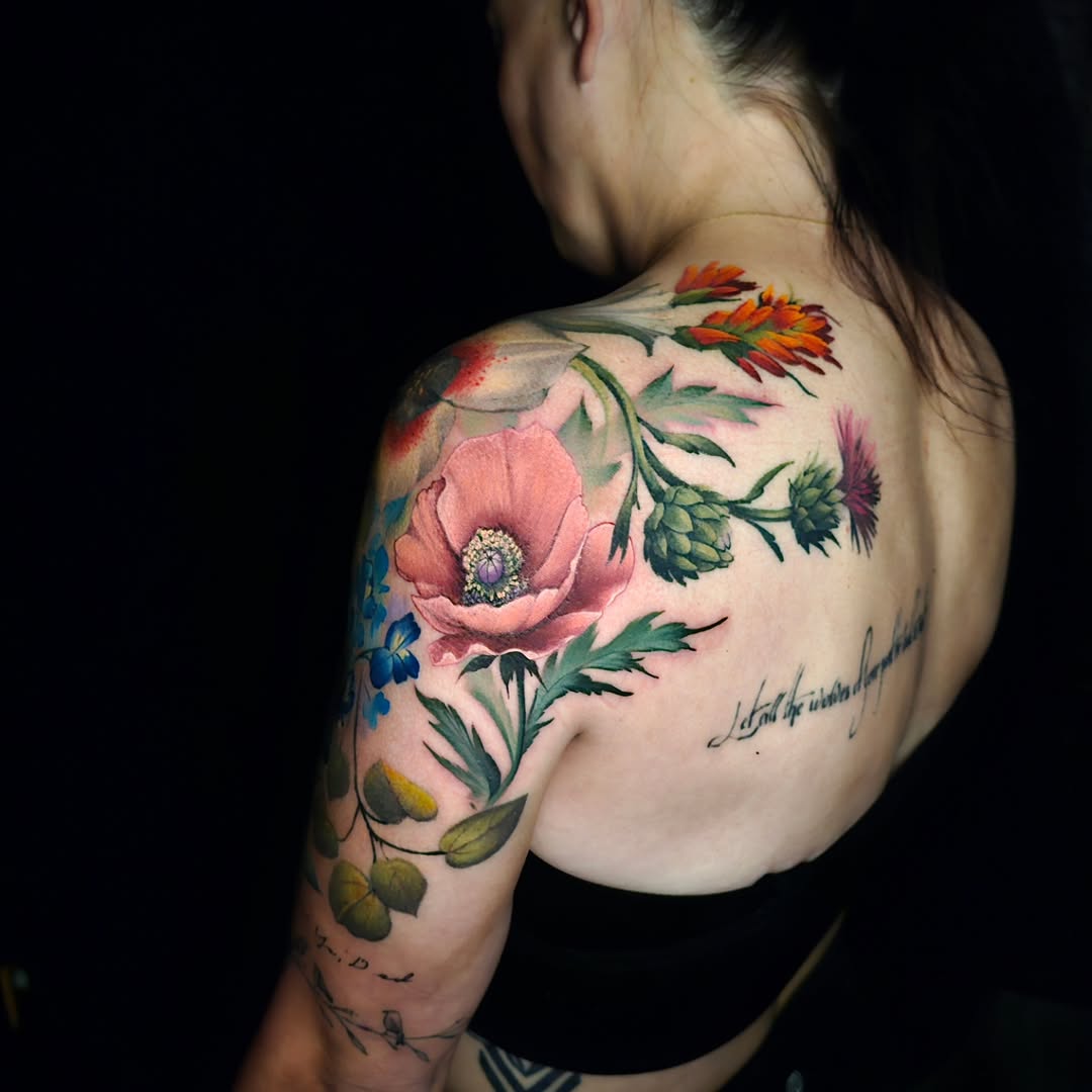 Tattoo by @dannymadsentattoo — realism, fine_line