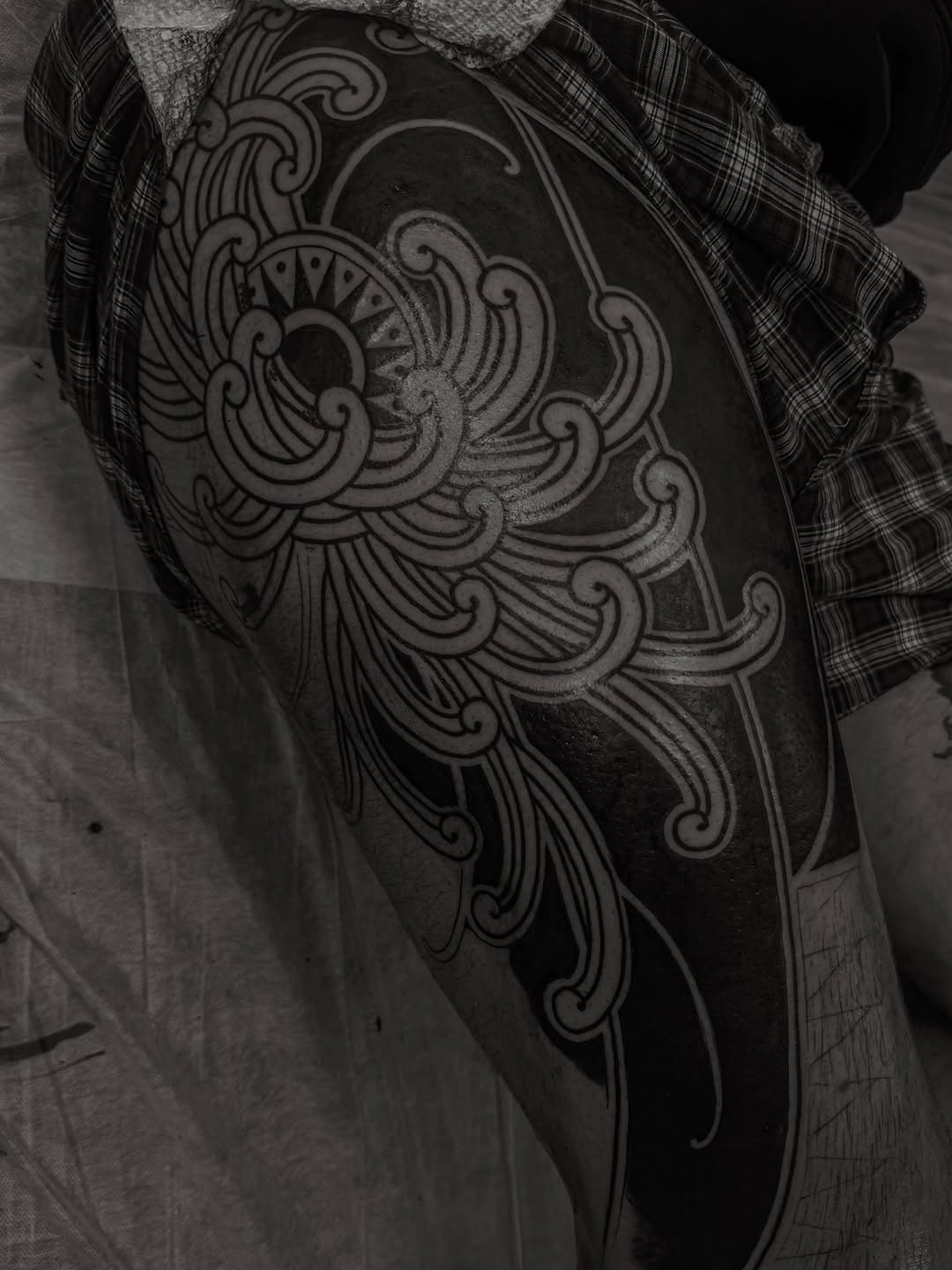 Tattoo by @yasa.tattoo — blackwork, japanese_irezumi