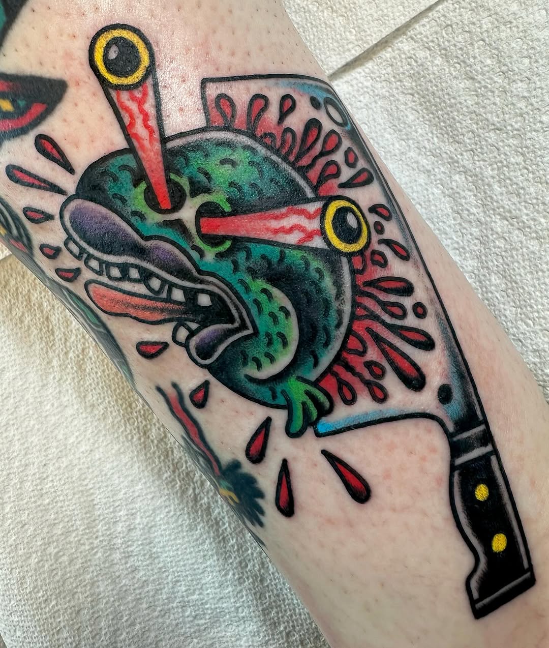 Tattoo by @daviddevaney_ — american_traditional