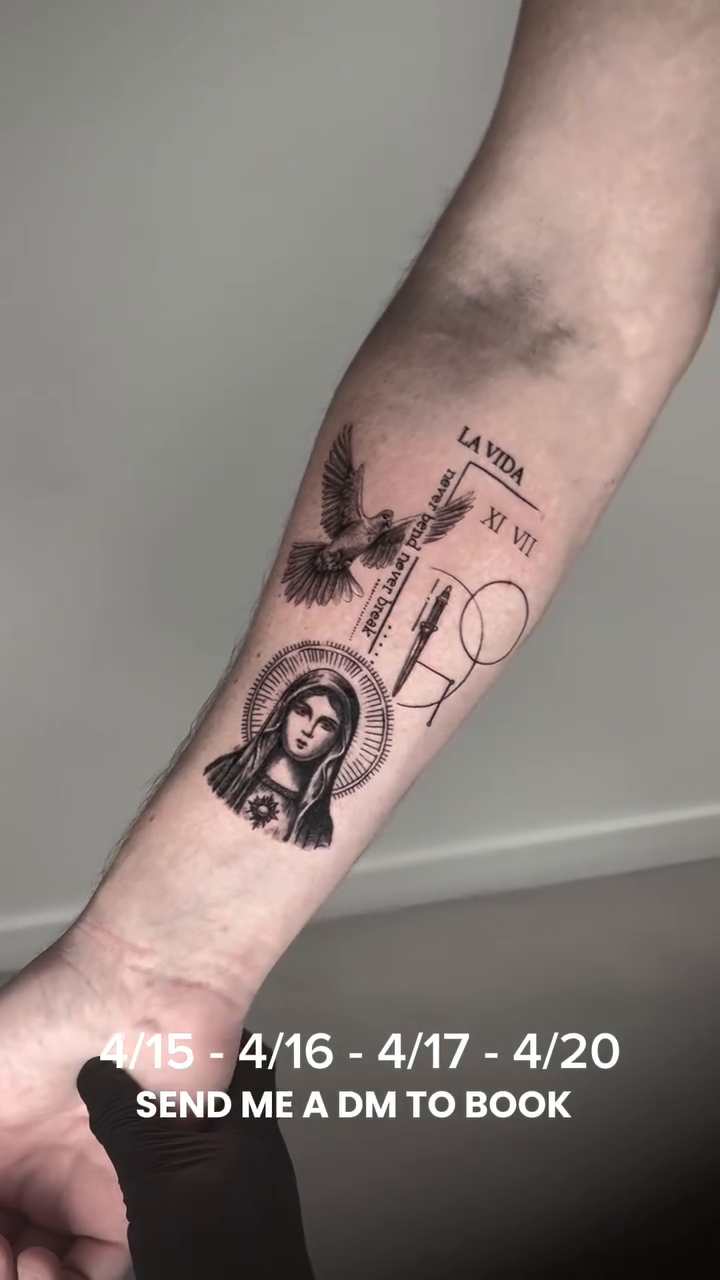Tattoo by @lina_valentina — fine_line, black_and_grey