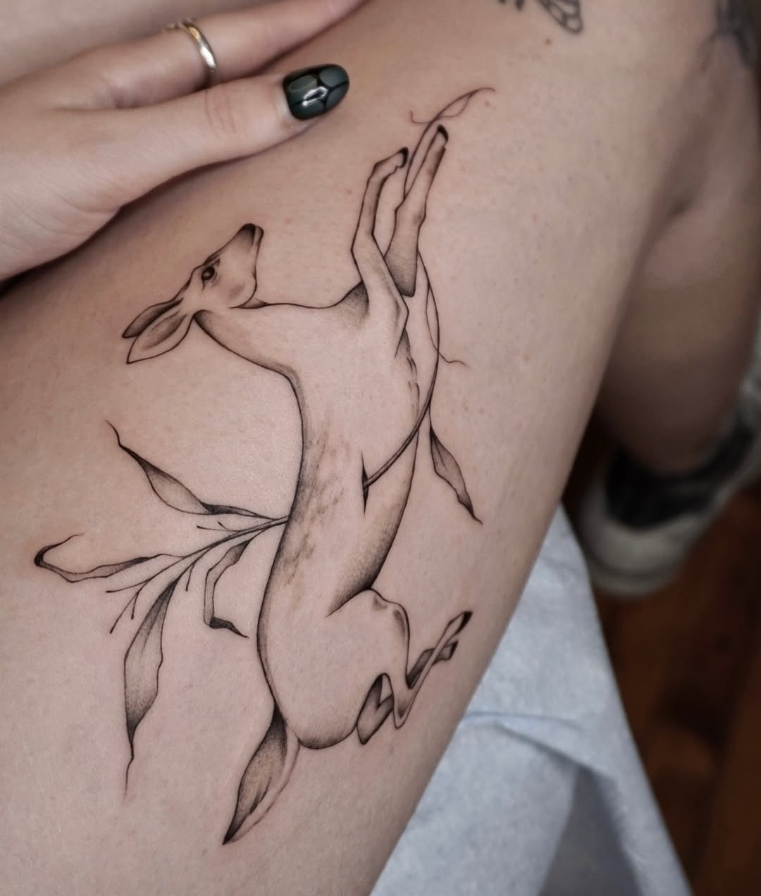 Tattoo by @ayalas._.ink — fine_line, illustrative