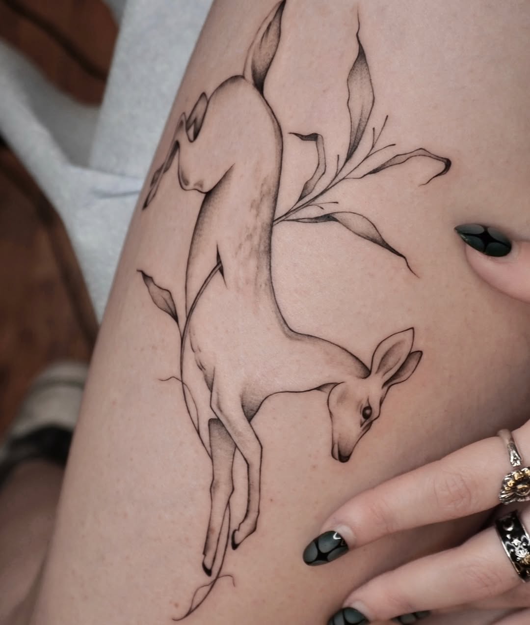 Tattoo by @ayalas._.ink — fine_line, illustrative