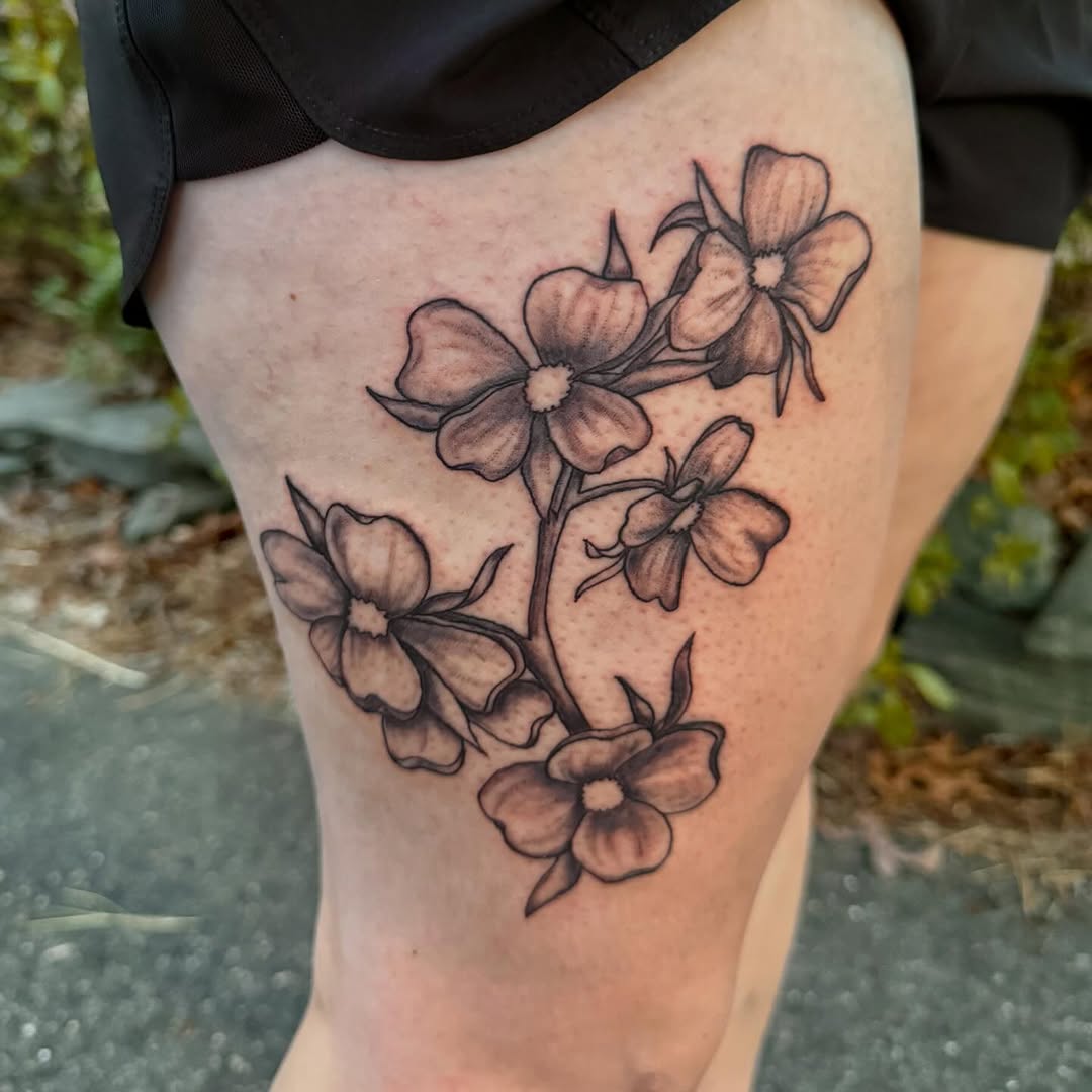 Tattoo by @kbel_art — illustrative, black_and_grey