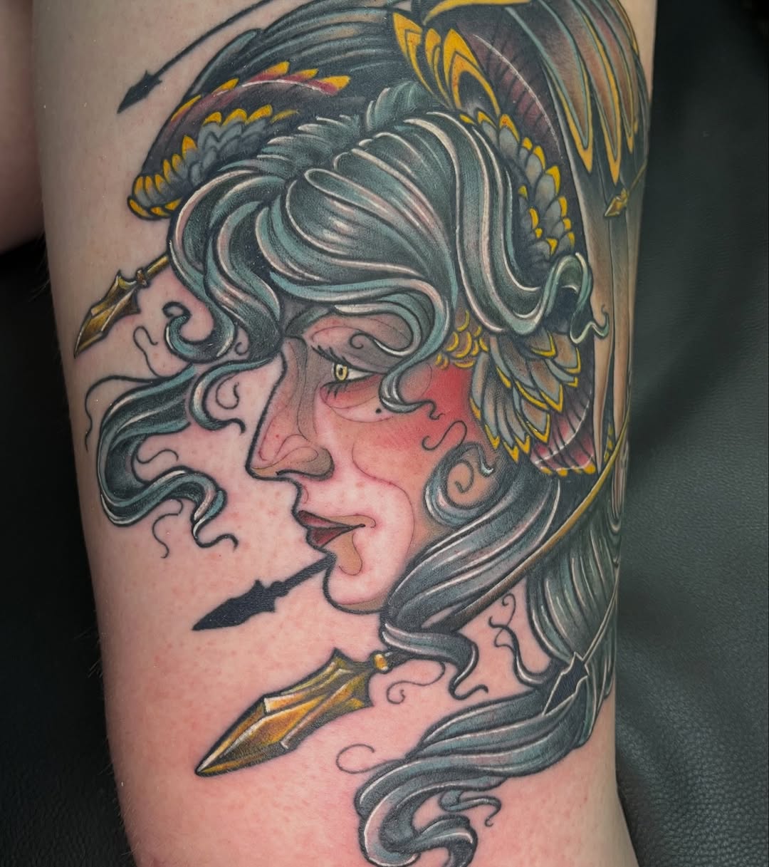 Tattoo by @bogwitchz_ — illustrative, neo_traditional