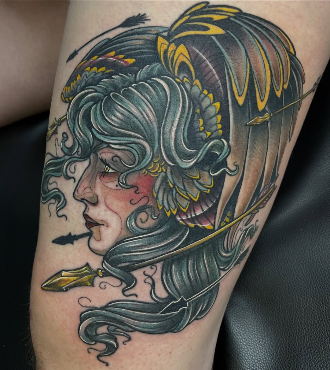 Tattoo by @bogwitchz_ — illustrative, neo_traditional