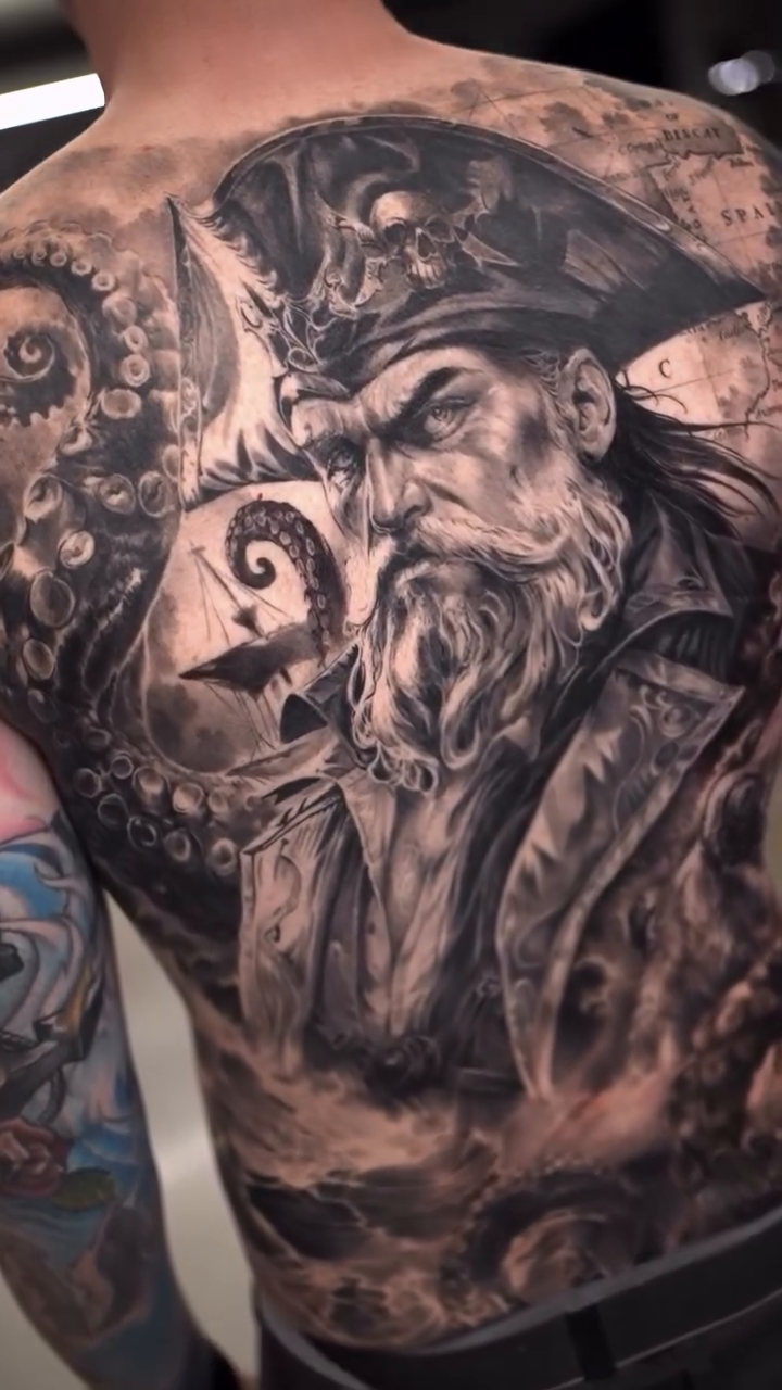 Tattoo by @power_pasha — realism, black_and_grey