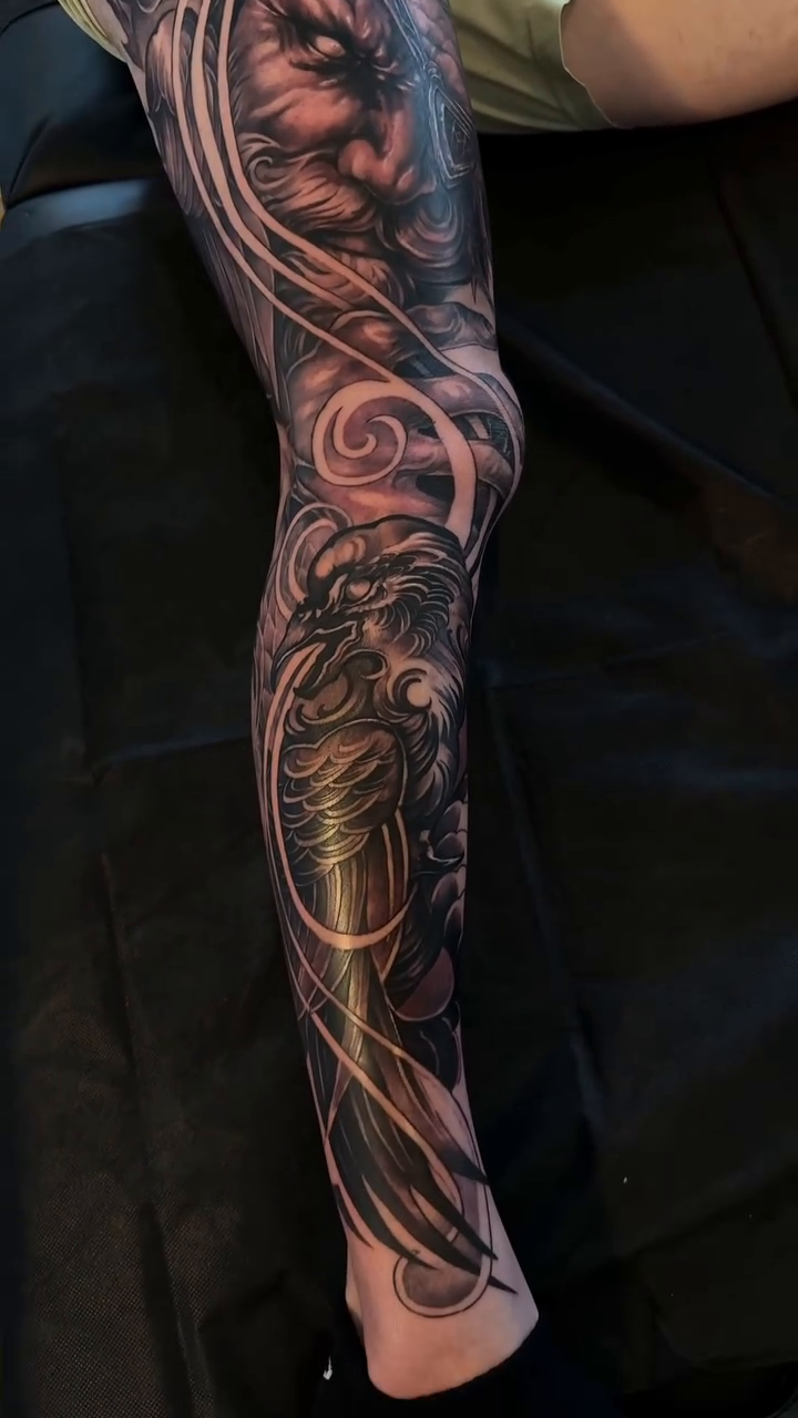 Tattoo by @jennal_wang — realism, black_and_grey