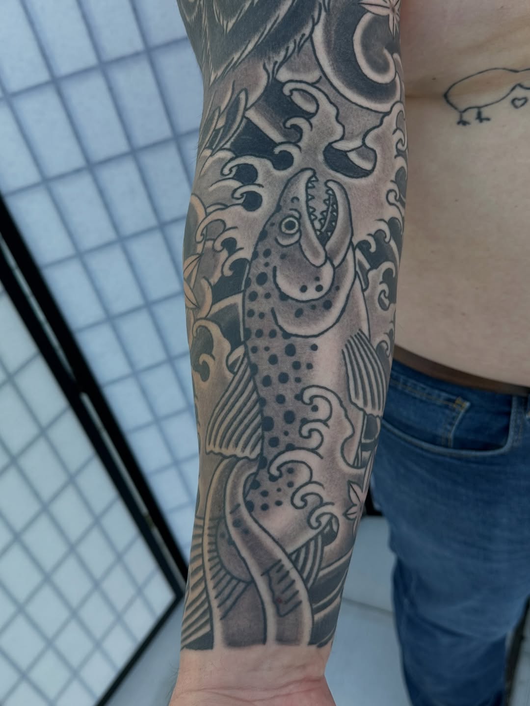 Tattoo by @danielskilltattoo — japanese_irezumi, black_and_grey