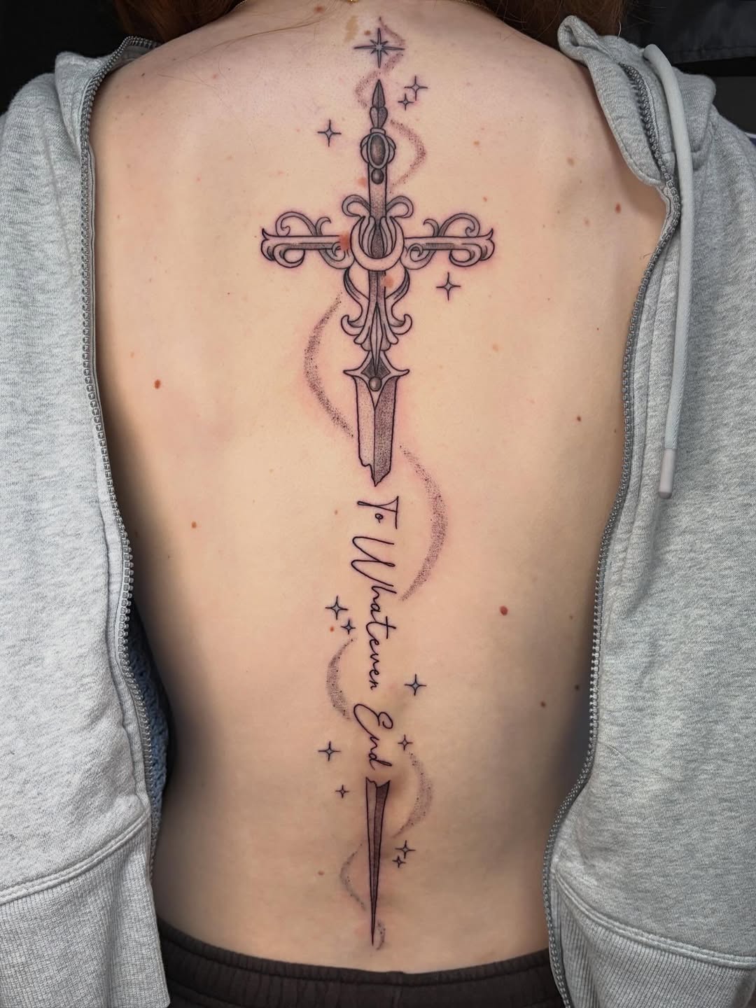 Tattoo by @thekaityfacetattoos — fine_line, lettering_script