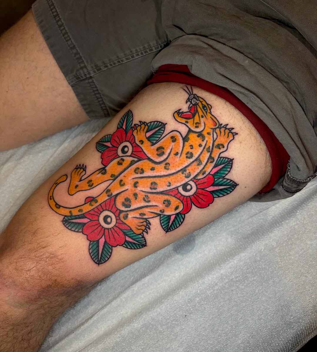 Tattoo by @danelletattoos — american_traditional, illustrative