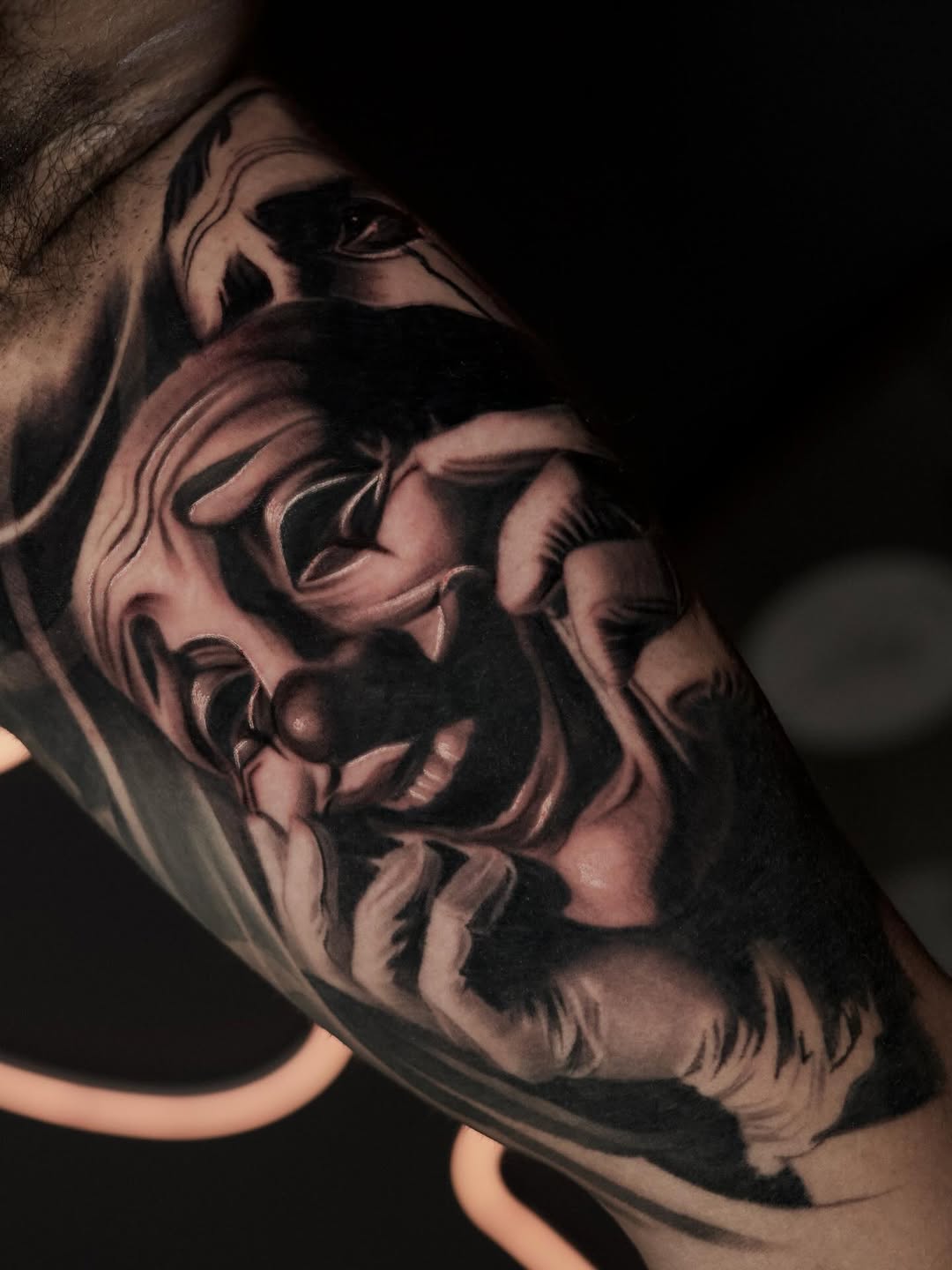 Tattoo by @baponeink — realism, dark_realism