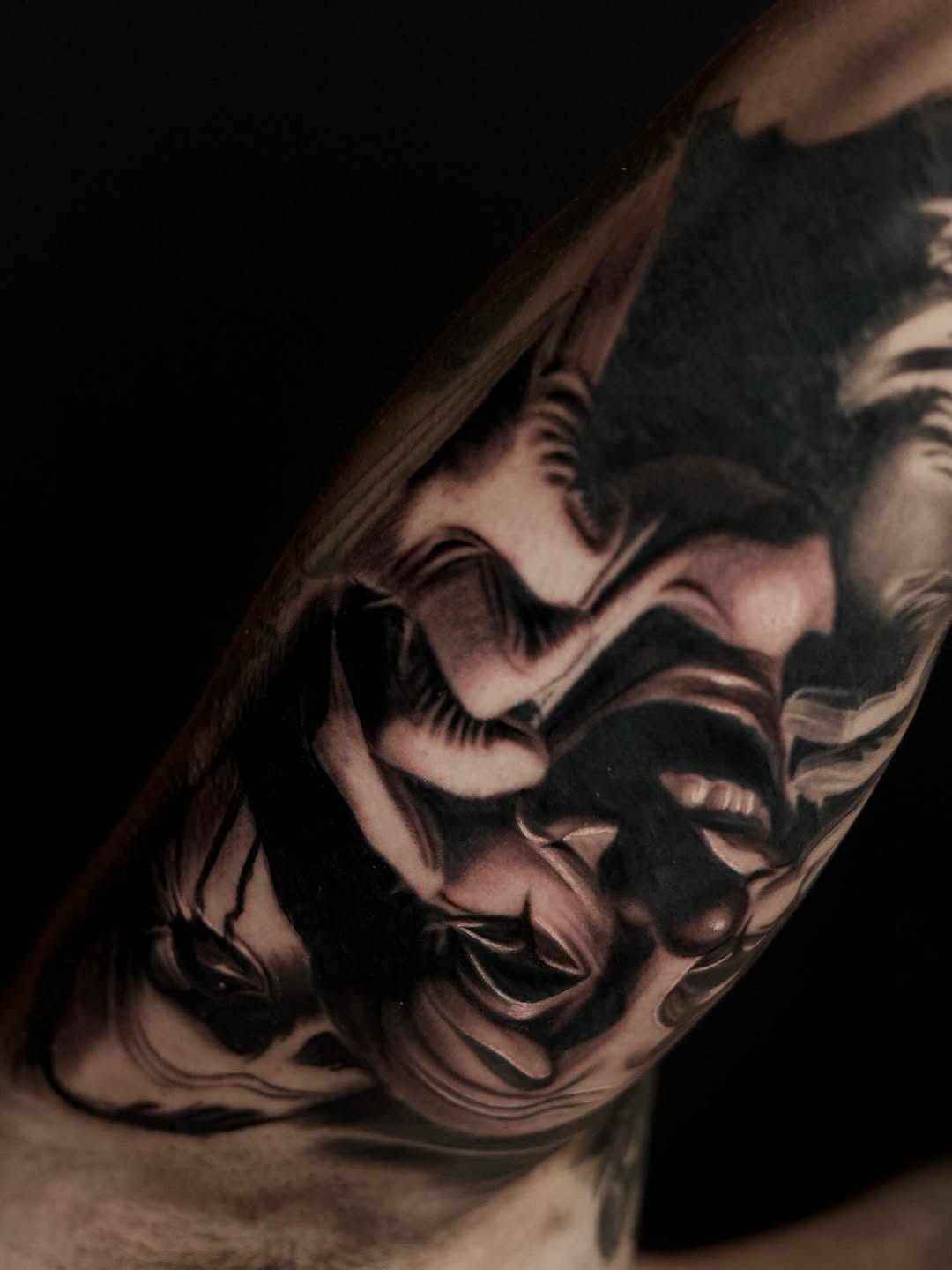 Tattoo by @baponeink — realism, dark_realism