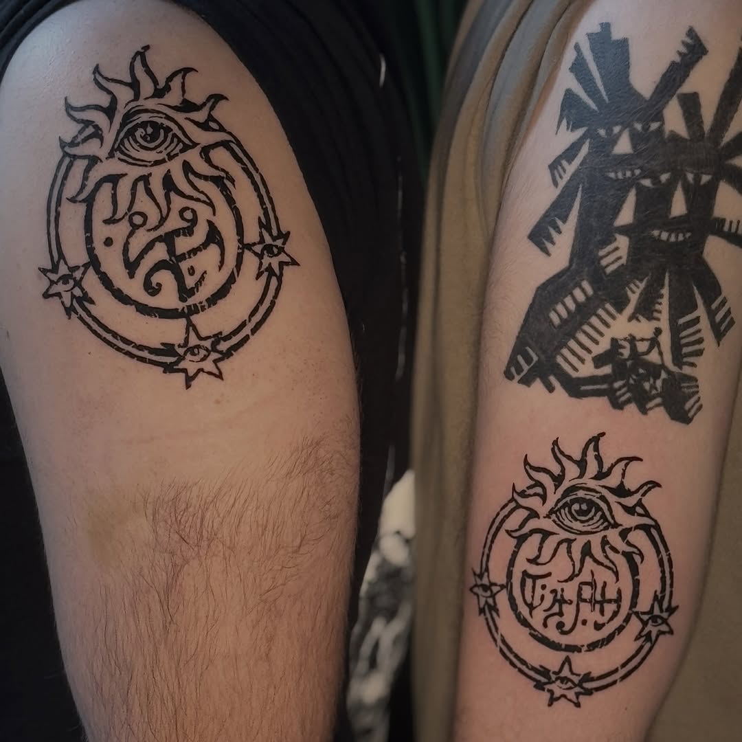 Tattoo by @jefe.ink โ blackwork