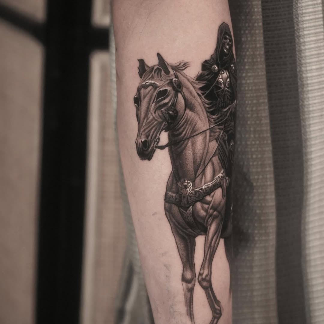 Tattoo by @alonso_tattoos โ realism, dark_realism