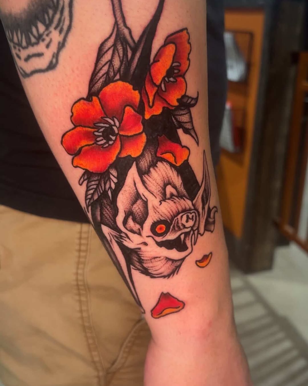 Tattoo by @dylans.tattoo — american_traditional, neo_traditional