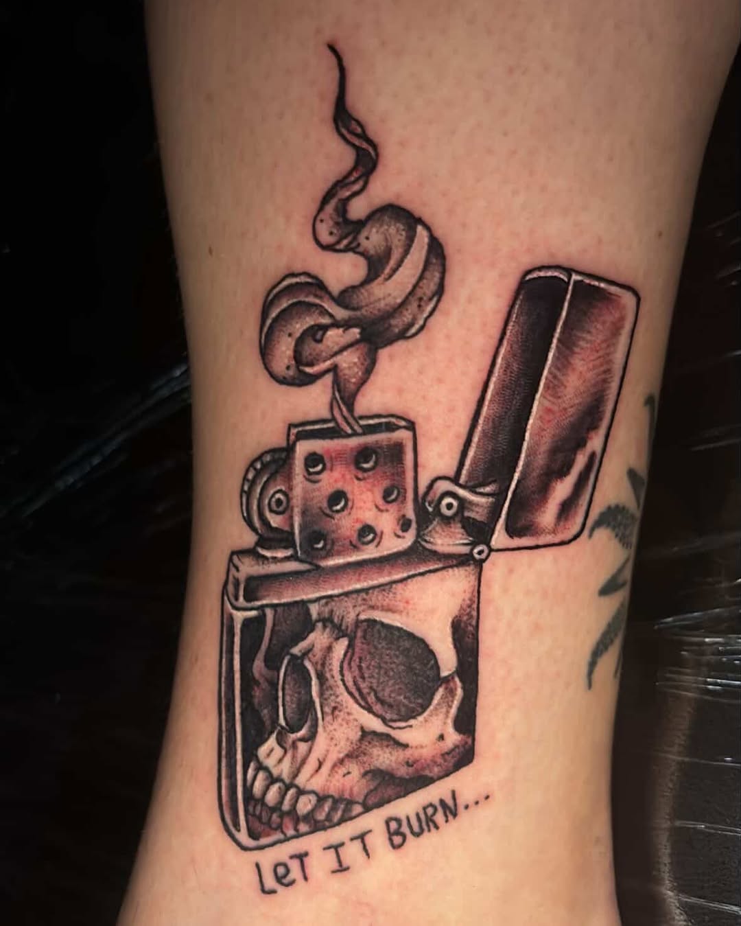 Tattoo by @dylans.tattoo — black_and_grey, lettering_script