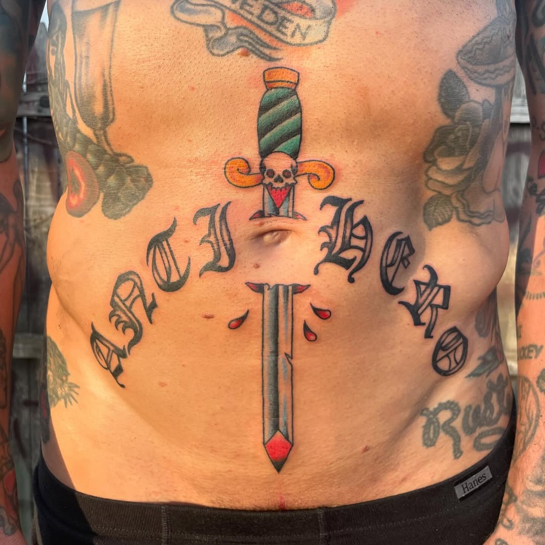 Tattoo by @emilymiljatattoos — american_traditional, lettering_script