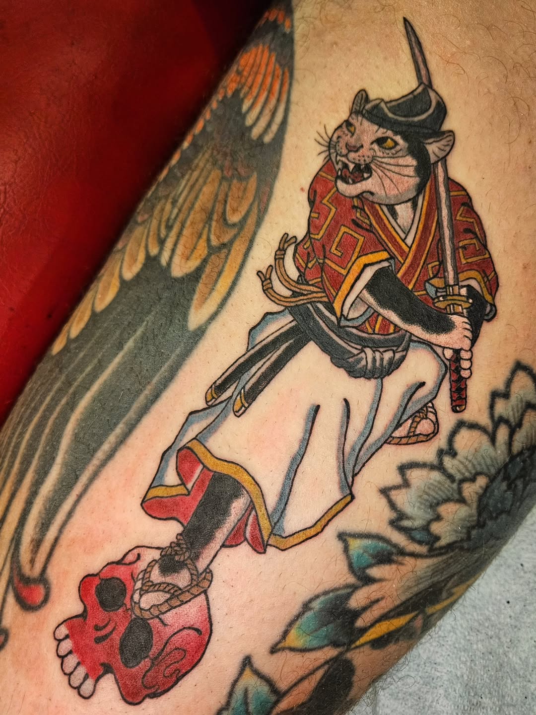 Tattoo by @owenmillertattoo — japanese_irezumi, neo_traditional