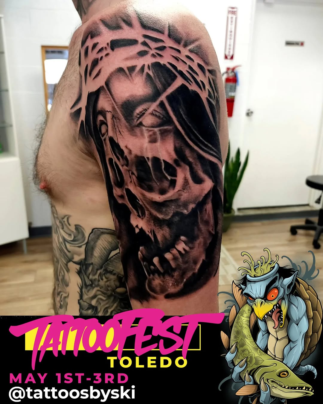 Tattoo by @tattoosbyski — realism, dark_realism