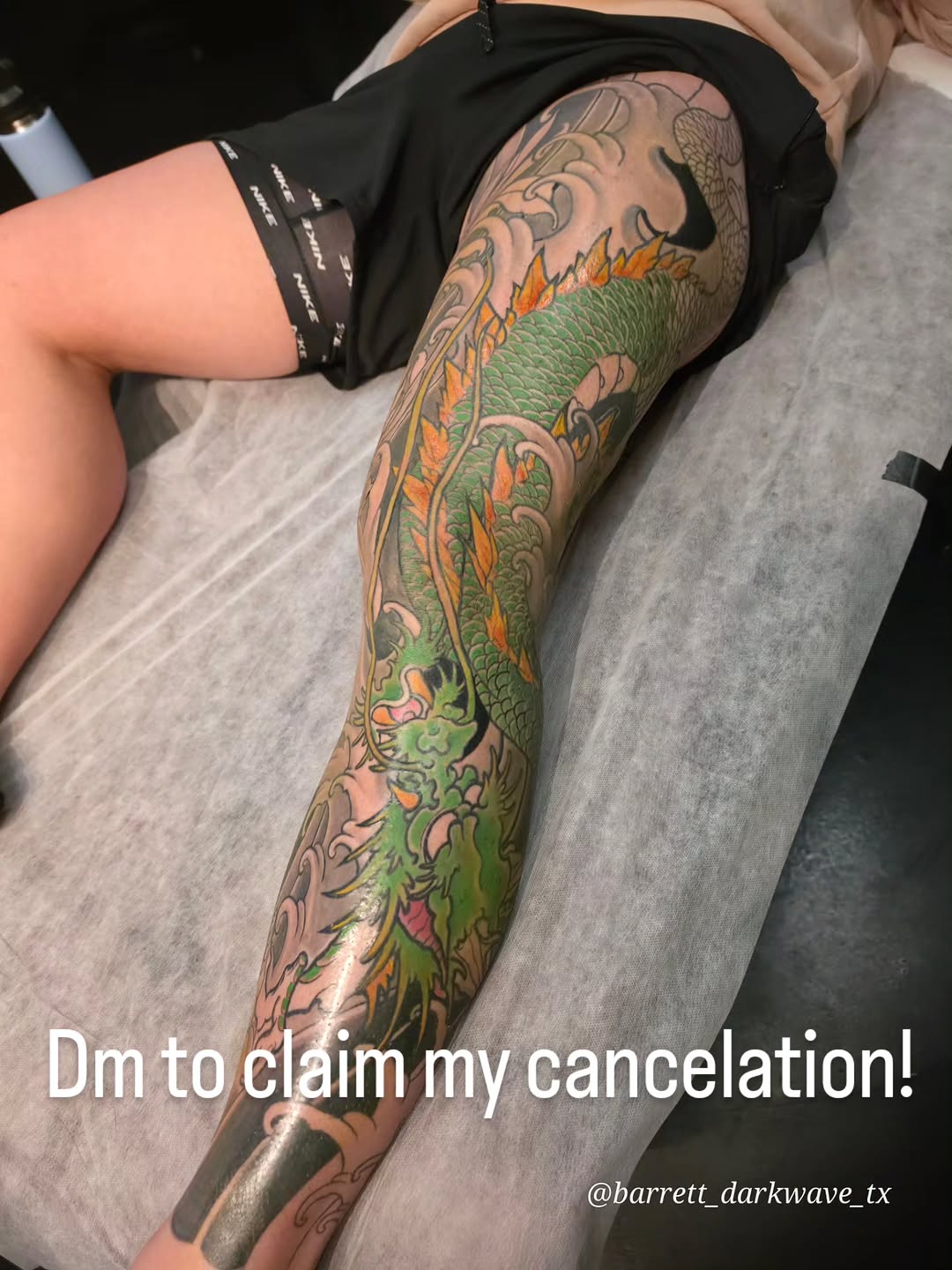 Tattoo by @barrett_darkwave_tx — japanese_irezumi