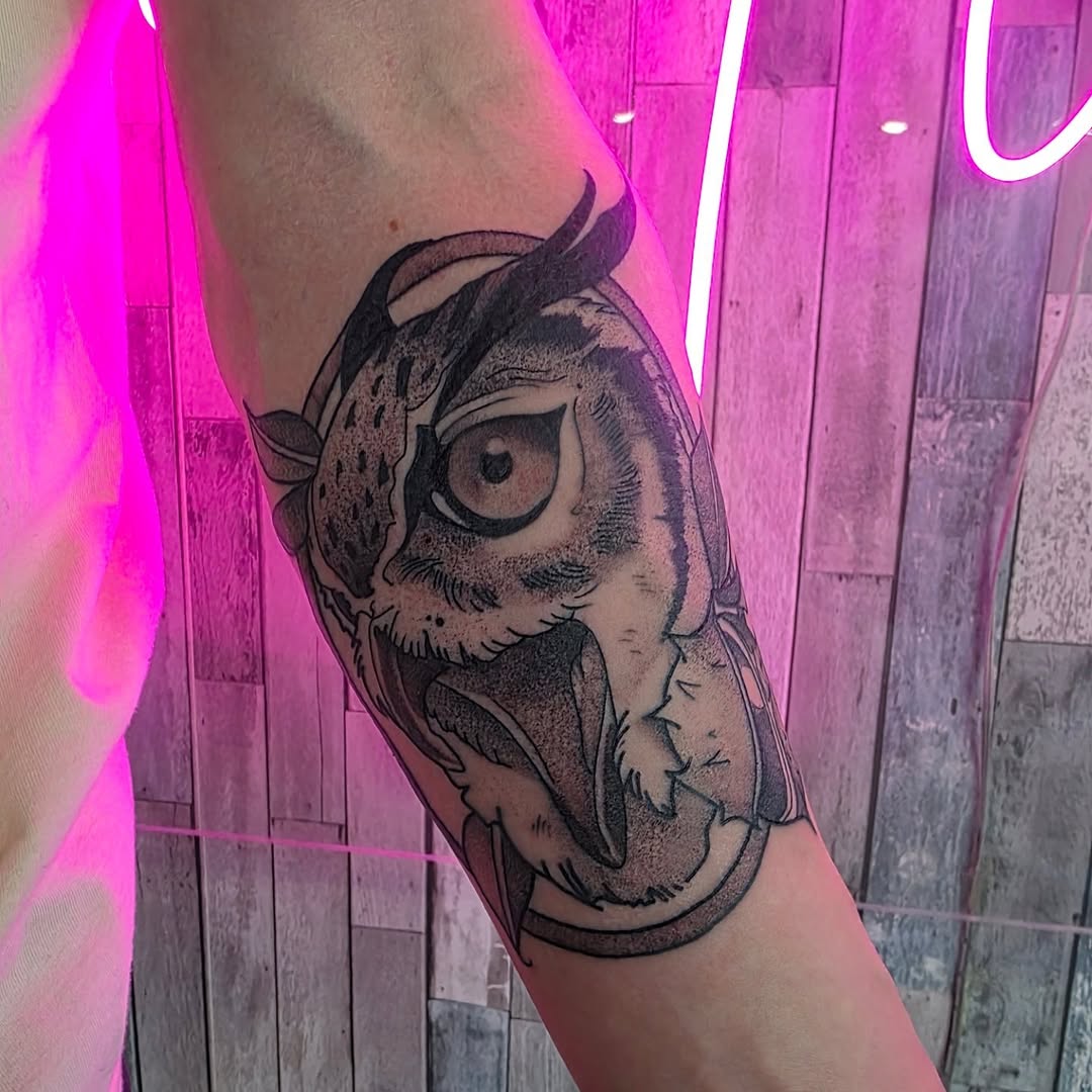 Tattoo by @tattoos_by_brad — black_and_grey, dotwork