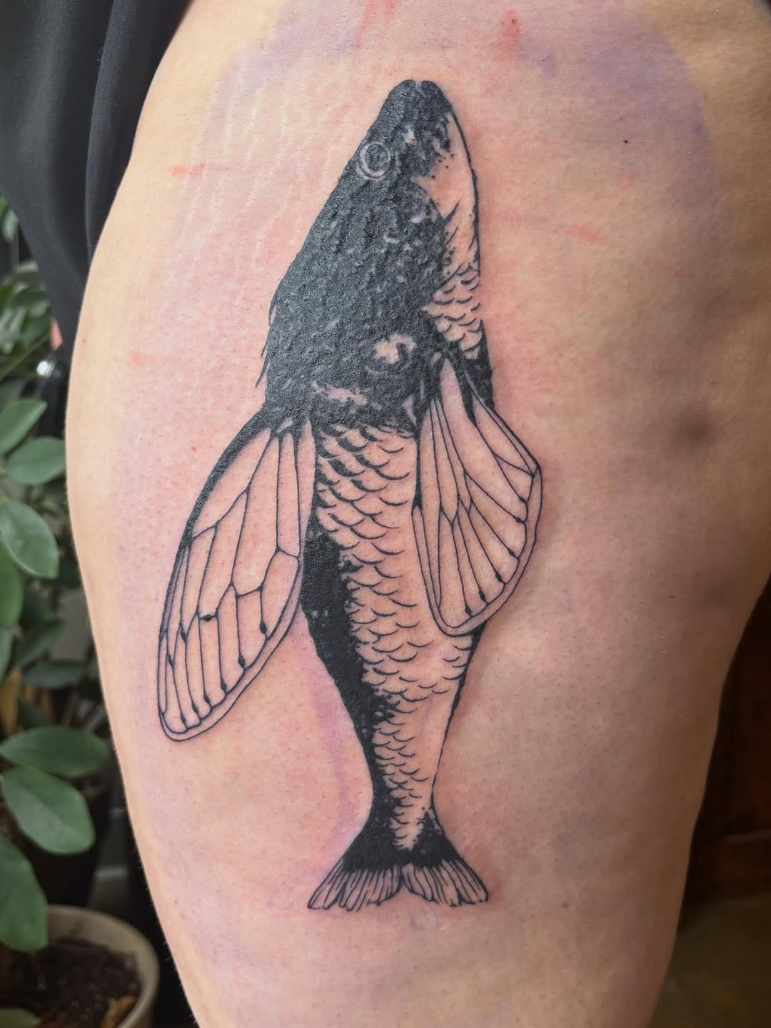 Tattoo by @kathleentattoos — blackwork